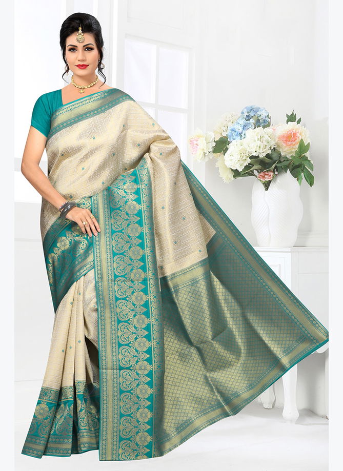 Kasturi Art Silk Party wear Designer Saree Collection 